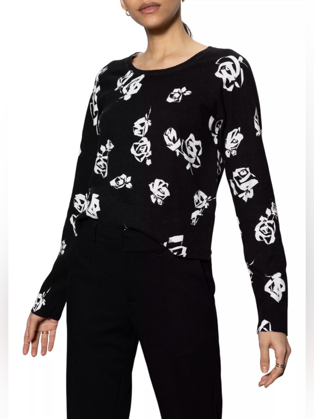 Sanctuary All Day Long Sweater- Rose Pop